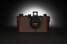 Genuine Real Leather Half Camera Case Bag Cover for Leica 0 i ii iii iiia iiib