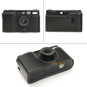For Ricoh GR1V GR1S GR21 Handmade Genuine Real Leather Half Camera Case Bag