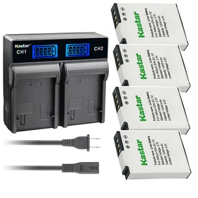 Kastar Battery LCD Rapid Charger for Nikon EN-EL12 Nikon Coolpix AW110s Camera