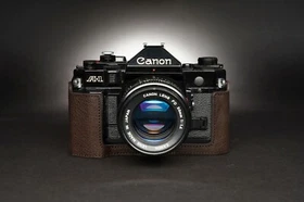 Real Leather Half Camera Case Bag Cover for Canon AE-1 AE-1P A-1 Film Camera