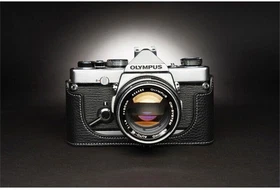 Handmade Olympus OM1 OM2n OM3 OM3Ti OM4Ti Leather Half Case Camera Retro Cover