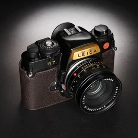 Handmade Genuine Leather Half Camera Case Covers For Leica R7 R6 R6.2 R5 R4 R3