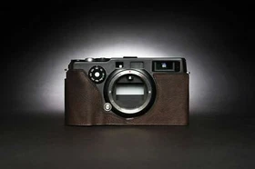 Genuine Leather Half Camera Case Bag Cover Fit For Hasselblad XPan Fujifilm TX-1