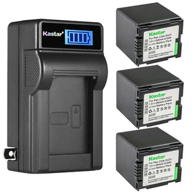 Kastar Battery AC Wall Charger for Panasonic CGA-DU21 CGR-DU21 PV-GS150 PV-GS180