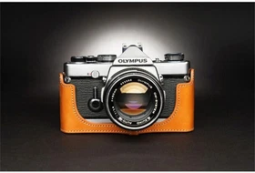 Handmade Olympus OM1 OM2n OM3 OM3Ti OM4Ti Leather Half Case Camera Retro Cover