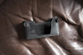 Genuine Real Leather Half Camera Case Bag Cover for Olympus OM4 OM4ti OM2sp