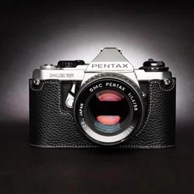 Genuine Real Leather Half Camera Case Bag Cover For Pentax ME/ ME Super/MV/ MV-1