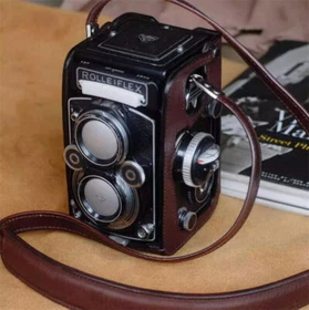 Handmade Half Case F/ Rolleiflex 3.5f 2.8f Genuine Leather Camera Case Bag Cover
