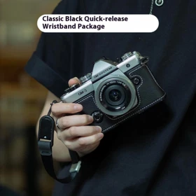 Camera case protective case made of genuine leather is suitable for Olympus OM3