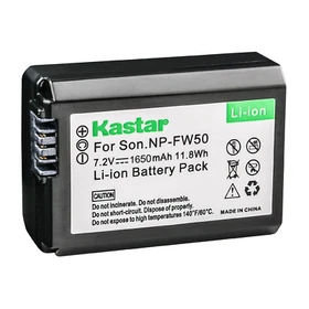 Kastar Replacement Battery for Sony NP-FW50 BC-VW1 & Sony ILCE-5100 Alpha a5100