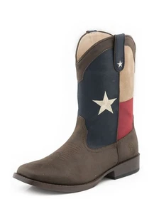 Roper Western Boots Boys Lone Star 7 Infant Brown 09-017-1902-3015 BR