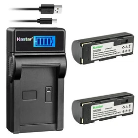 Kastar Battery LCD USB Charger for DB-20 DB-20L & Ricoh RDC-6000 RDC-7 RDC-7S