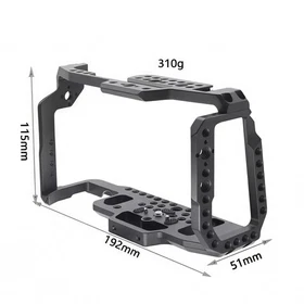 Camera Cage Vertical Extension Bracket Kit for Blackmagic BMPCC 6K/4K