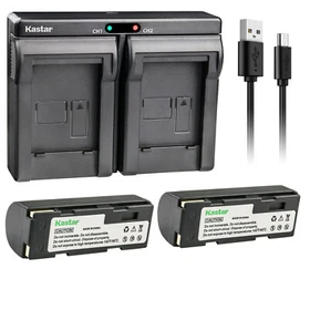 Kastar Battery Dual USB Charger for DB-20 DB-20L & Ricoh RDC-6000 RDC-7 RDC-7S