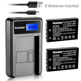 Kastar Battery Charger Kodak KLIC-5001 Kodak EasyShare DX6490 EasyShare DX7440