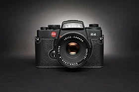 Genuine Real Leather Half Camera Case Bag Cover for Leica R7 R6 R6.2 R5 R4 R3