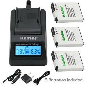 Kastar Battery LCD Fast Charger for Nikon EN-EL12 Nikon Coolpix AW110s Camera