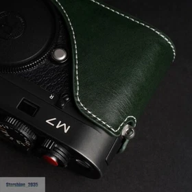 Fit For Leica M7 M4 M2 Genuine Leather Half Case Camera Body Case Cover Handmade
