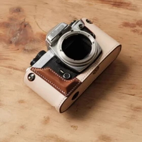 Genuine Leather Camera Half Case Bag Cover Suitable For Nikon FE FM FE2 FM2 FM3a