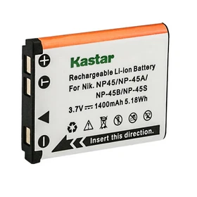 Kastar Replacement Battery for Fuji NP45 NP-45S BC-45B Fujifilm instax Mini 70