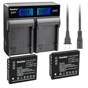 Kastar Battery LCD Rapid Charger for Ricoh DB-60 DB-65 Ricoh GR G600 G700 G700SE