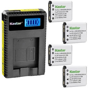 Kastar LCD Charger Battery for NP-45 NP-45A NP-45B NP45S Fujifilm instax Mini 70