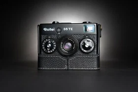 Real Leather Half Camera Case Bag Cover for Rollei 35 35S 35TE 35SE 35 Classic