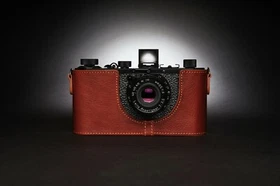 Genuine Real Leather Half Camera Case Bag Cover for Leica 0 i ii iii iiia iiib