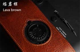 Genuine Leather Half Case For Leica M7 M6 Camera Handmade Retro Protective Cover