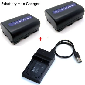 Battery / Charger For Sony Cyber shot DSC-S30 DSC-S50 DSC-S70 DSC-S75 DSC-S85