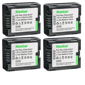 Kastar Replacement Battery for Panasonic CGR-DU07 CGA-DU07 PV-GS150 PV-GS180
