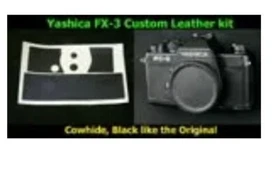 Camera Replacement Skin Leather w/VIDEO instruction【Yashica FX-3】fr Japan