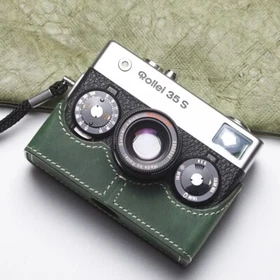 For Rollei 35 35S 35SE 35T 35TE Case Real Leather Half Camera Case Bag Cover