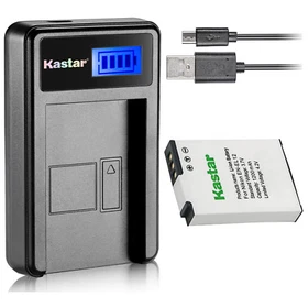Kastar Battery LCD Charger for Nikon EN-EL12 & Nikon Coolpix S630 Coolpix S640