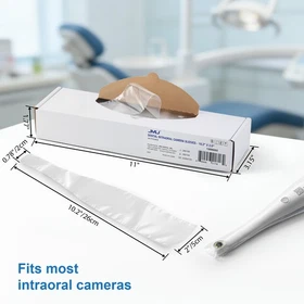 Dental Clear Camera Sleeve/Sheath/Cover Disposable for Intraoral Camera 10.2x2＂