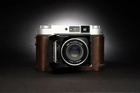 Real Leather Half Camera Case Bag for Fujifilm GF670 GF670W Bessa III 667 667W
