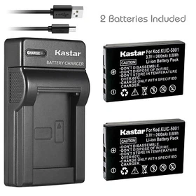 Kastar Battery Charger Kodak KLIC-5001 Kodak EasyShare DX6490 EasyShare DX7440