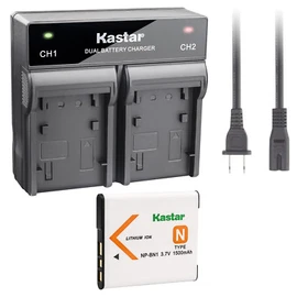 Kastar Battery Rapid Charger for Sony NP-BN1 BC-CSN & Sony Cyber-shot DSC-W650
