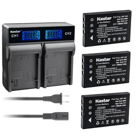 Kastar Battery LCD Rapid Charger for KLIC-5000 & Kodak EasyShare DX7440 Camera