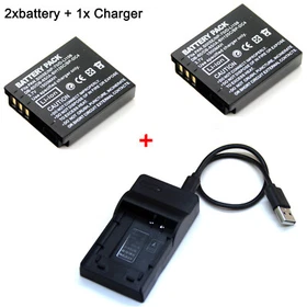 Battery / Charger For DB-65 Ricoh Caplio G600 G700 SE G800 GR GX100 GX200 WG-M1