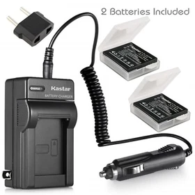 Kastar Battery AC Charger for Ricoh DB-60 DB-65 Ricoh GR G600 G700 G700SE