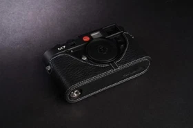 Handmade Genuine Real Leather Half Camera Case Bag Cover for Leica M7 M6