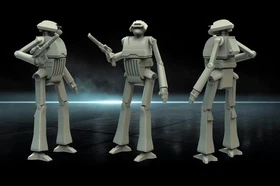Robot Commander - 28mm - 40mm Scale | Star Wars Legion Mini