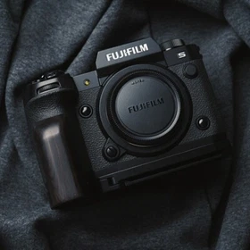 Camera Wood Hand Grip Handle Aluminum Base For Fujifilm Fuji X-H2S X-H2 XH2