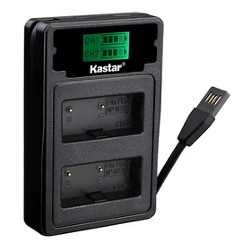 Kastar Battery LZD2 USB Charger for Fuji NP-W126 NP-W126S Fujifilm X-T30 Camera