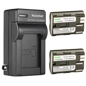 Kastar Battery Wall Charger for Canon BP-511 BP511A Canon EOS 5D EOS 10D EOS 20D