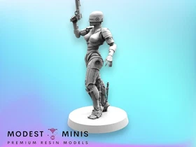 Series 5 Sexycop B Robot - Resin Sci Fi Alien Predator Mini  | Papsikel