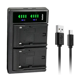 Kastar Battery LTD2 Charger for Sony NP-FM50 BC-VM50 & Sony Cyber-shot DSC-F707