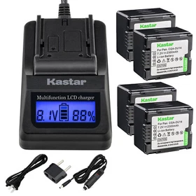 Kastar Battery Quick Charger for Panasonic CGR-DU14 CGA-DU14 PV-GS150 PV-GS180