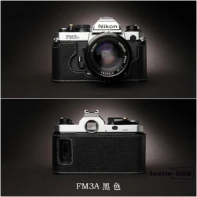 TP Handmade for Nikon FM3A Genuine Leather Half Case Camera Retro Cover Insert